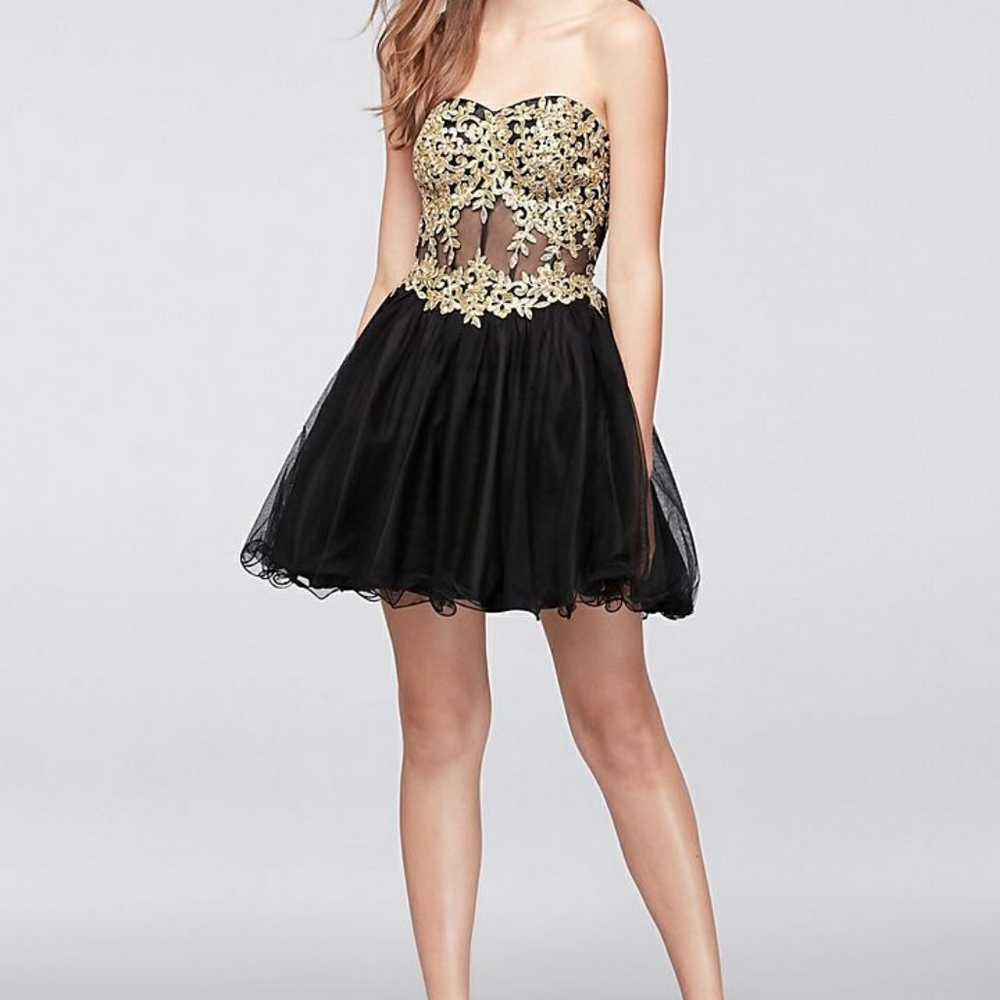 Blondie Nite Embroidered Illusion Corset